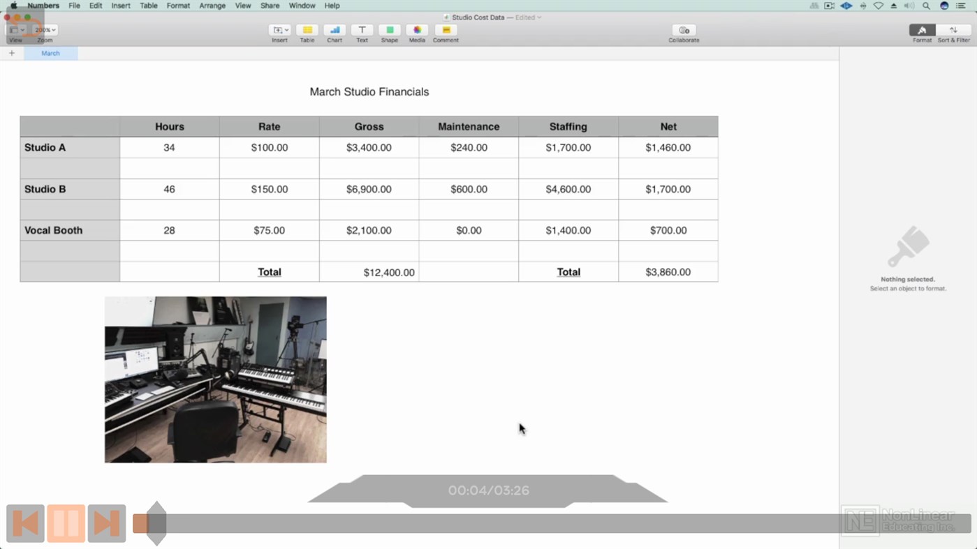 #4. Numbers Advanced Course By macProVideo (Windows) 由: macProVideo.com