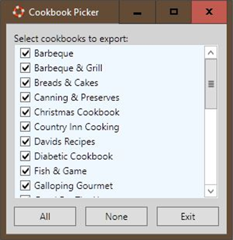 #3. Living Cookbook Rescue (Windows) 게시자: Jon's Useful Apps