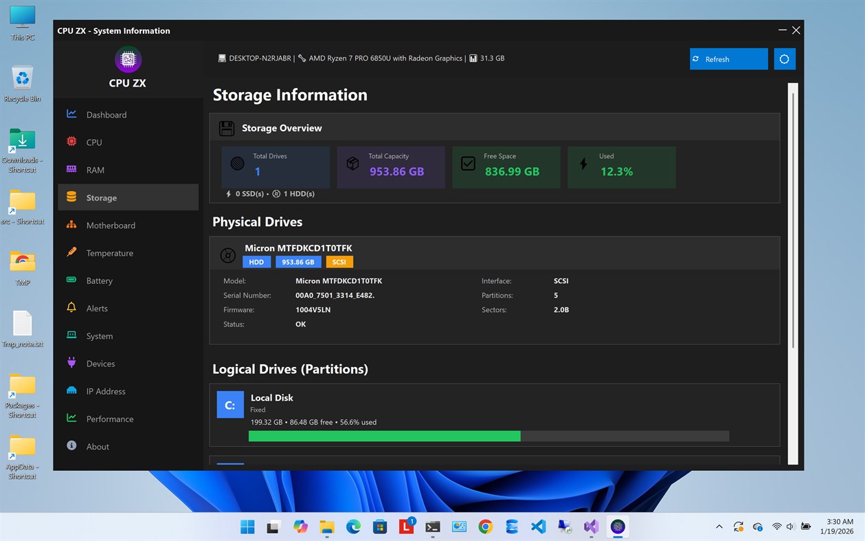 #4. CPU Plus (Windows) Ved: Zero Byte Software Solutions
