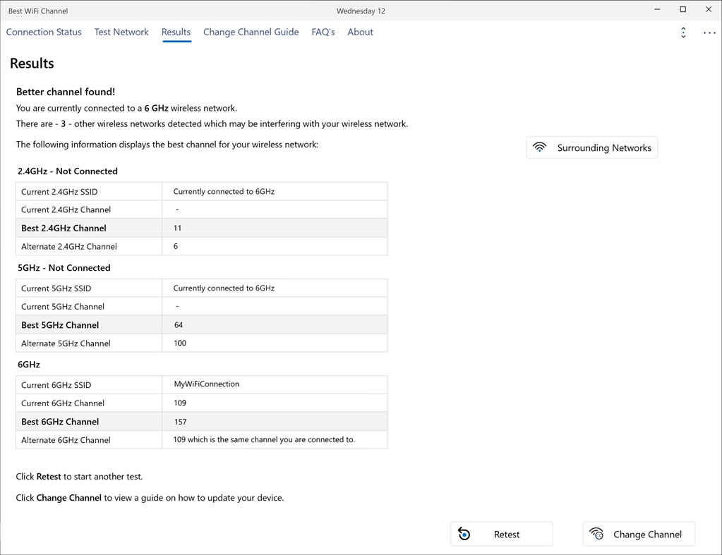 #4. Best WiFi Channel (Windows) De: Emotum