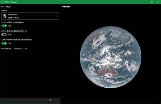Live Orbital Wallpapers screenshot 1