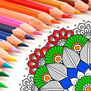 Coloring Books For Adults And Kids AntiStress Relaxing Artistic Mandalas