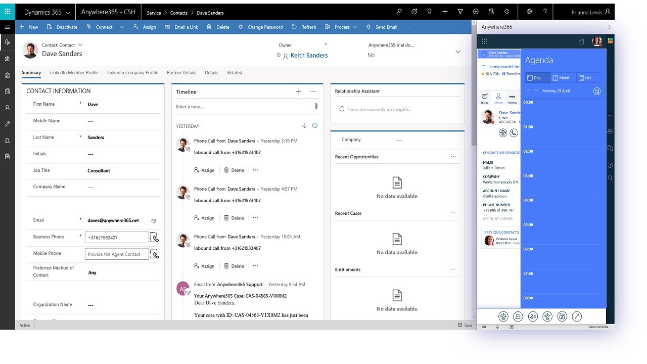 Snapshot 2 of AnywhereNow WebAgent