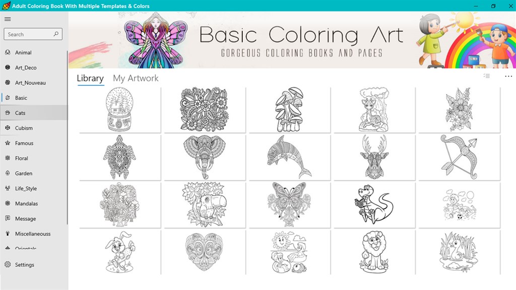 Adult Coloring Book With Multiple Templates & Colors_9