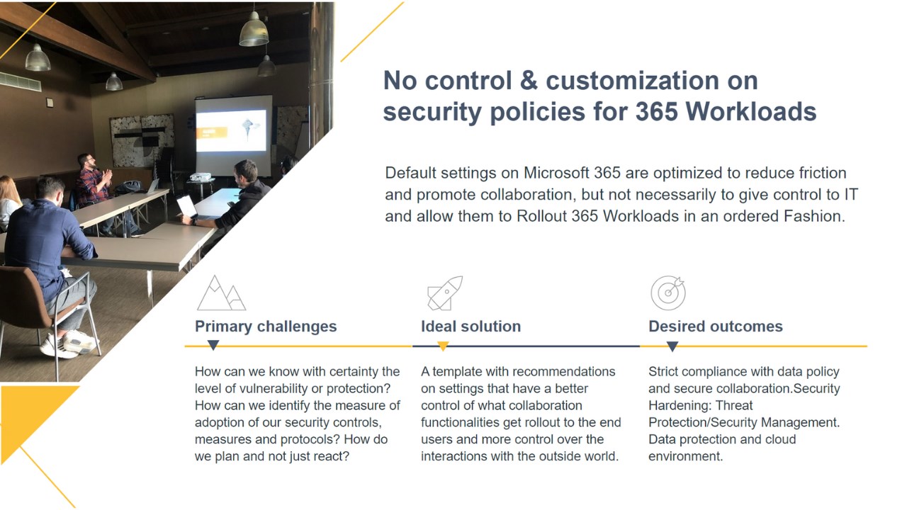 Snapshot 1 of Security Firts Steps: 3-Wk remediation and configuration of security for Microsoft 365