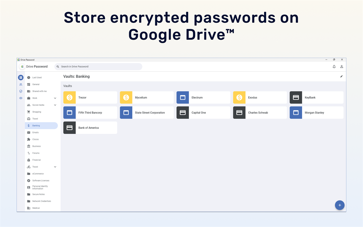#2. DrivePassword - Password Manager (Windows) 来自: Promotino Ltd.