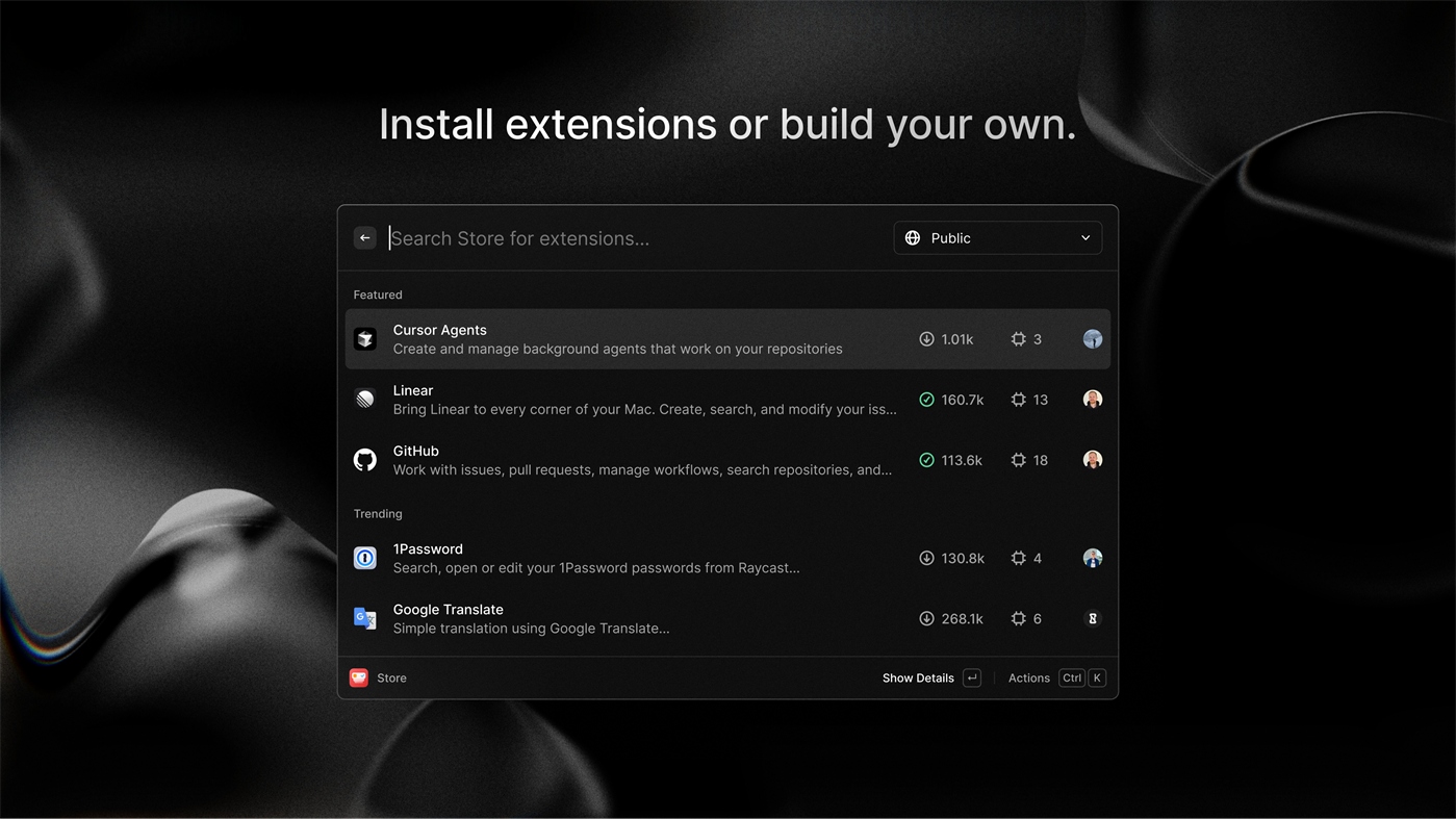 #8. Raycast (Windows) By: Raycast Technologies Ltd.