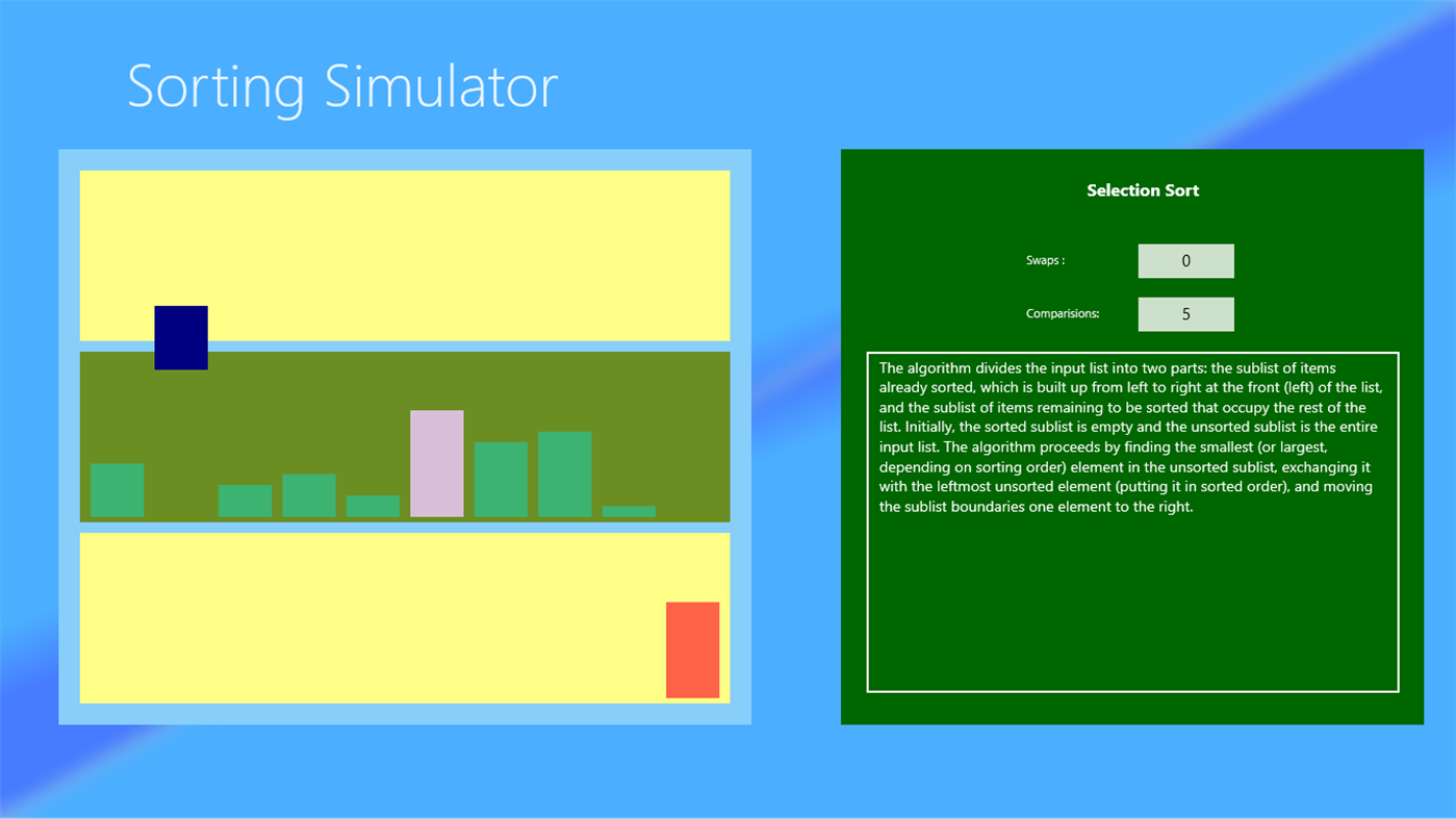 #3. Sorting Simulator (Windows) Podle: SanjayT
