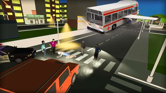 Futuristic Flying Bus Simulator screenshot 1