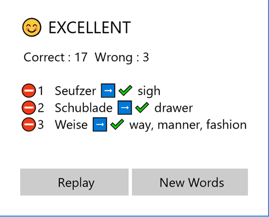 German Word Quiz Pro screenshot 3