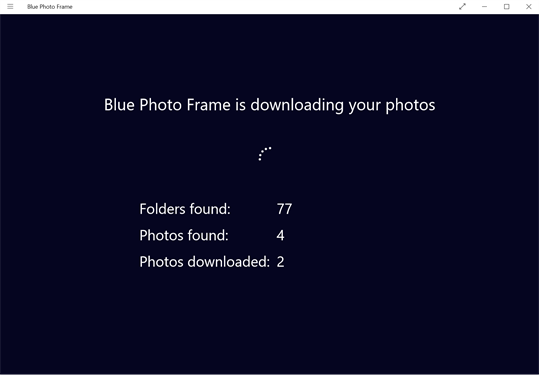 Blue Photo Frame screenshot 3