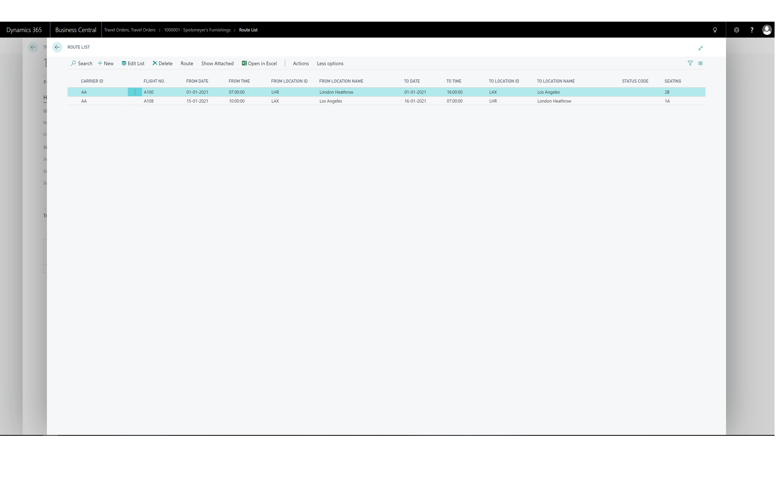 Snapshot 5 of TravelOperations Business