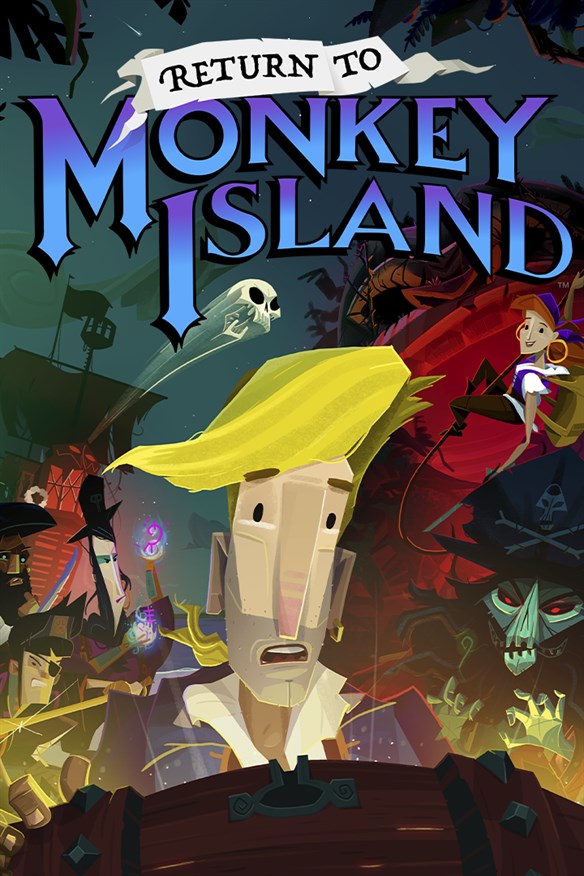 Return to Monkey Island Xbox Series X|S and Xbox One cover art