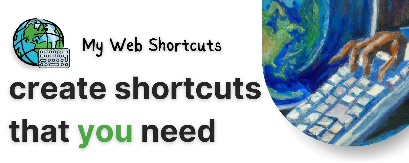 My Web Shortcuts marquee promo image