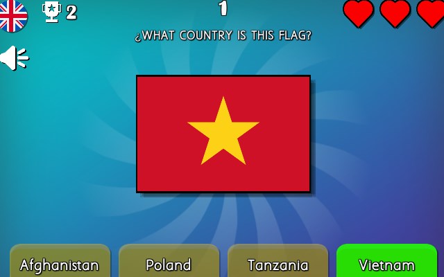 Quiz Guess The Flag Game