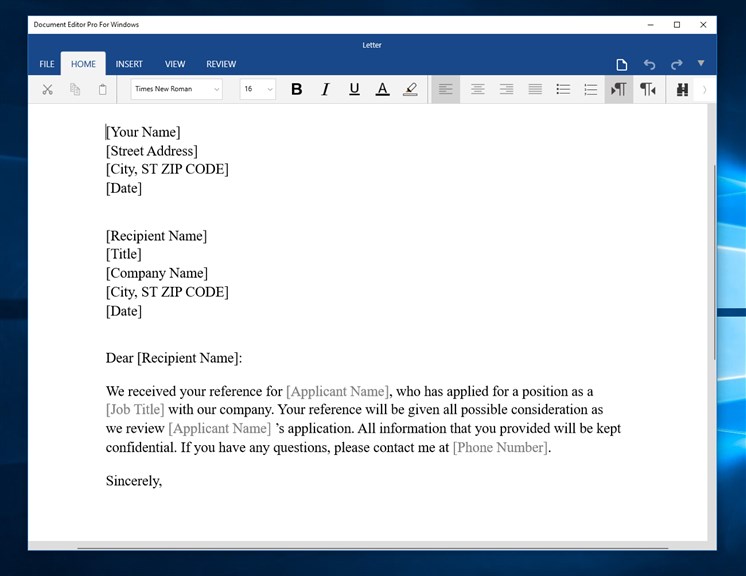 Document Editor Pro For Windows_3