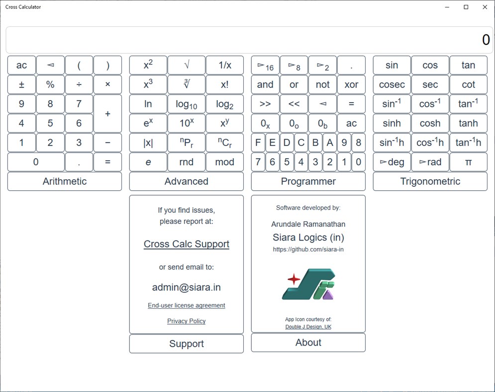 #1. Cross Calculator (Windows) 게시자: Siara Logics (India)