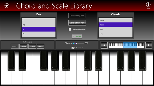 Piano Library screenshot 1