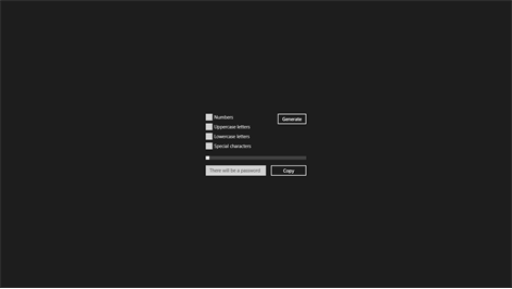 Random passwords generator Screenshots 1