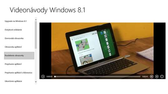 Videonávody Windows 8.1 screenshot 1