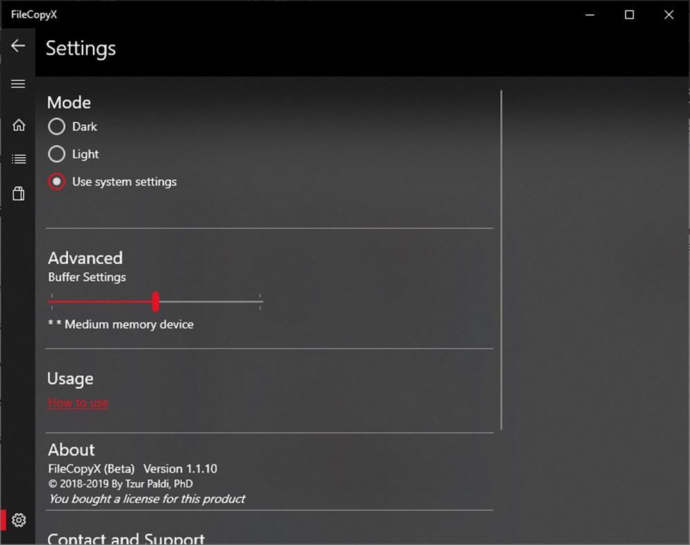 #4. FileCopyX (Windows) 由: Tzur Paldi