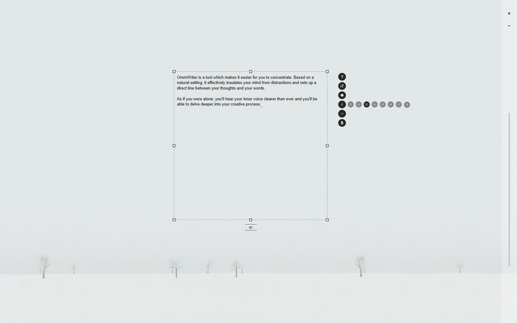 OmmWriter screenshot