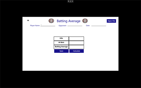 Baseball Statistics Tracker Screenshots 2