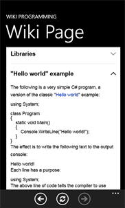 WikiProgramming screenshot 5