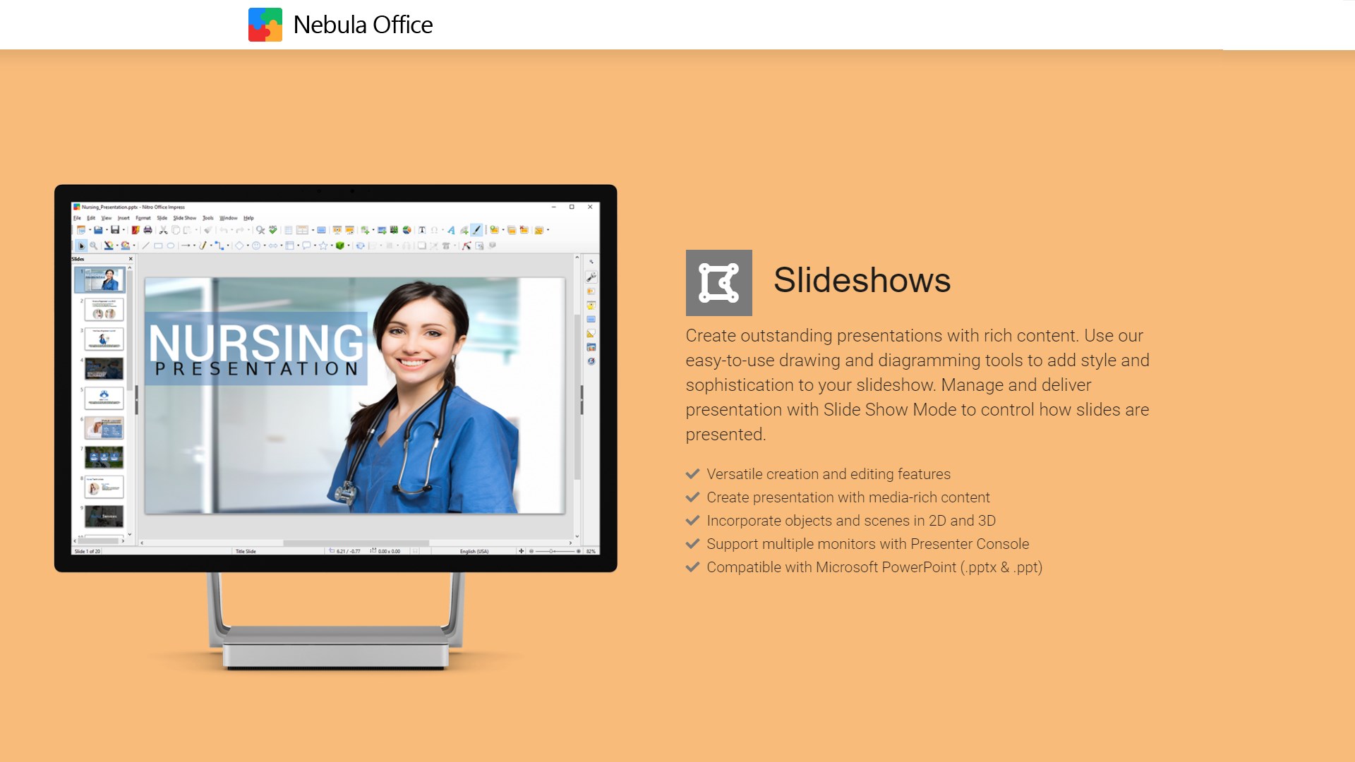 Nebula Office Suite Screenshot