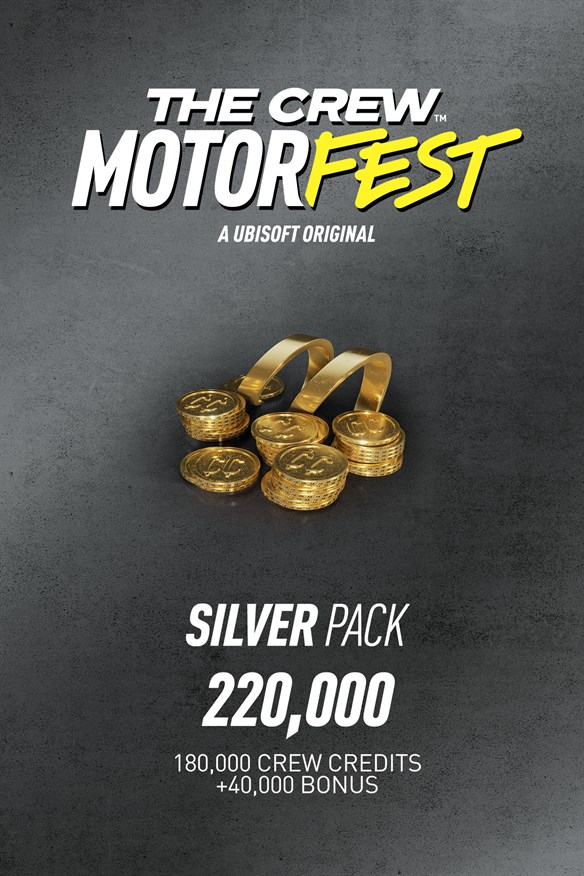 The Crew Motorfest Silver Pack (220,000 Crew Credits) Xbox Series X|S and Xbox One cover art