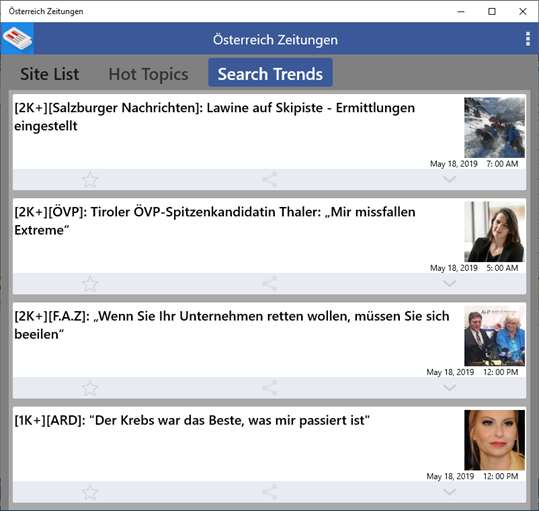 Österreich Zeitungen screenshot 5