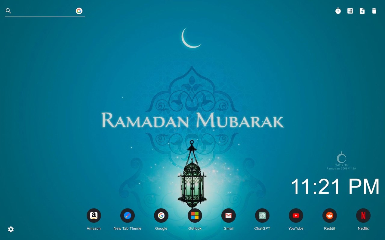 Ramadan Wallpaper New Tab