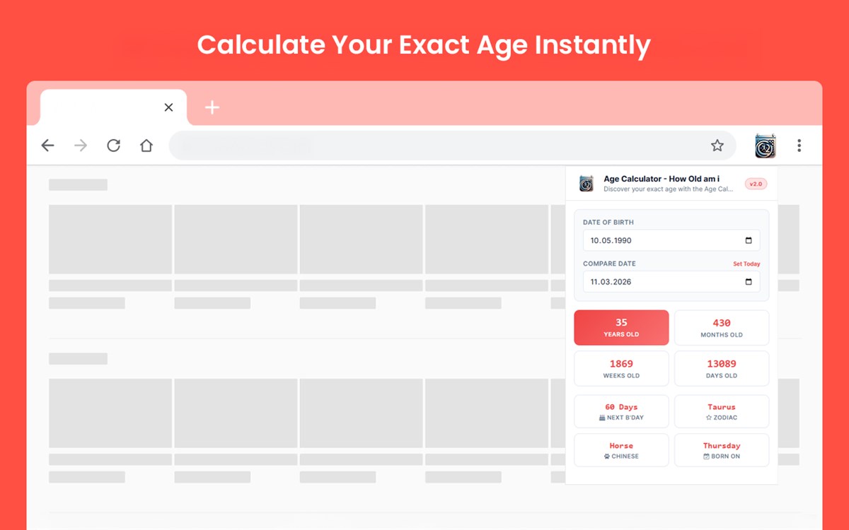 Age Calculator - How Old am i
