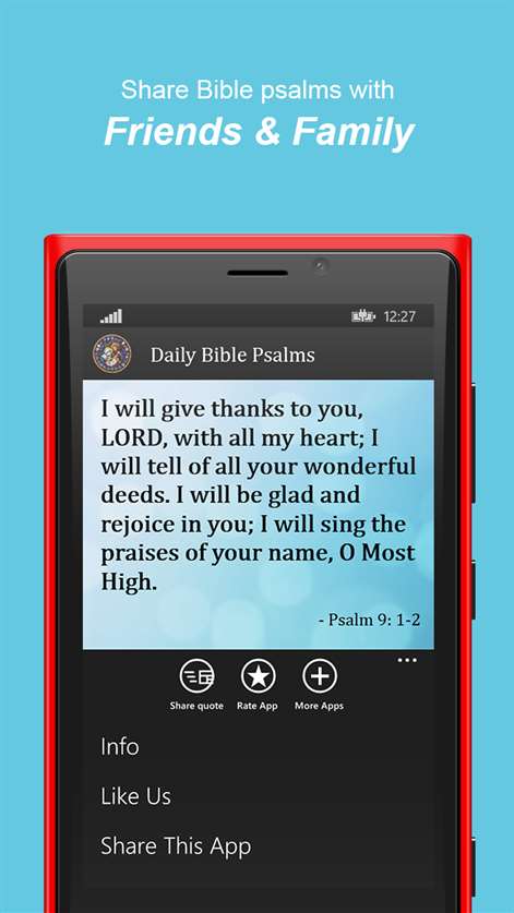 Daily Bible Psalm Verses Screenshots 2