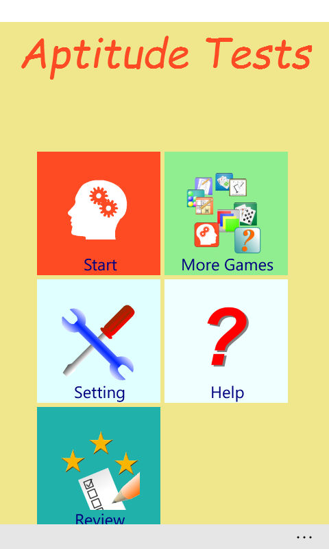 Aptitude Tests 1 screenshot