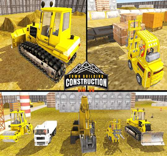 Town Building Construction Sim 3D screenshot 2