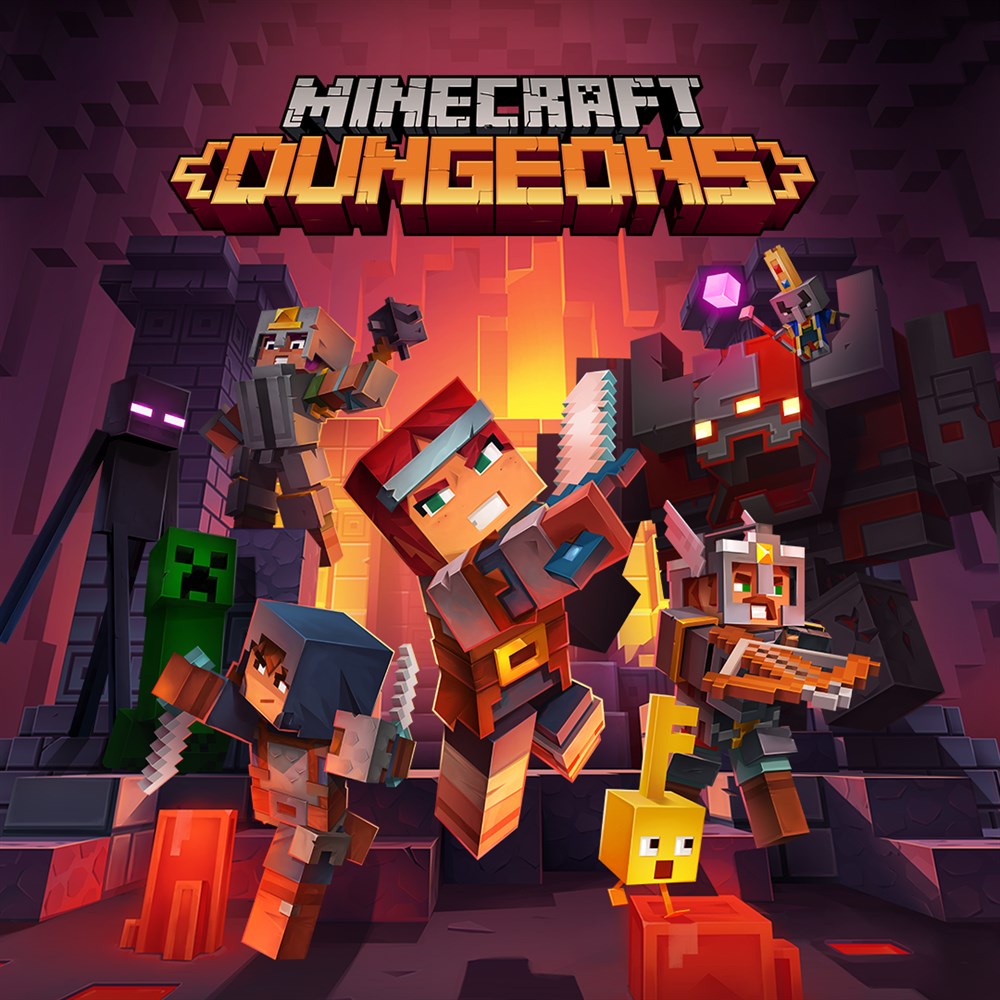 Minecraft Dungeons cover art (full size)