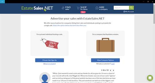 EstateSales.NET screenshot 4
