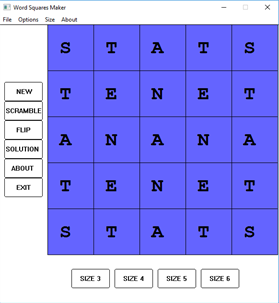 Word Squares Maker screenshot 1
