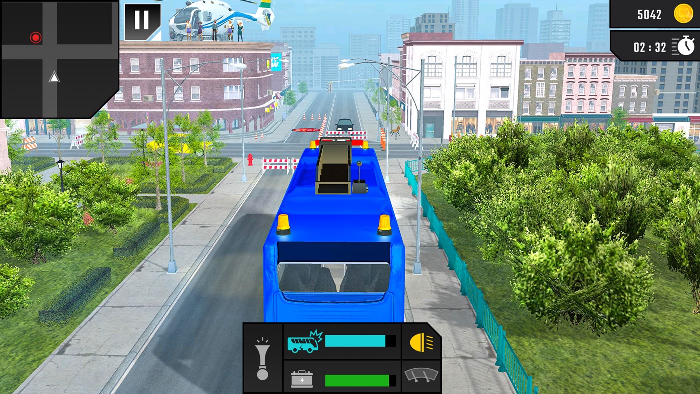 #3. E Bus Drive (Windows) Podle: LucknOk Game