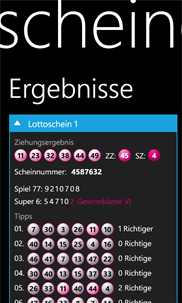 Lottoscheine screenshot 6