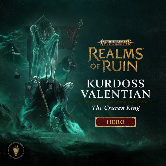 Warhammer Age of Sigmar: Realms of Ruin - Kurdoss Valentian, The Craven King for xbox