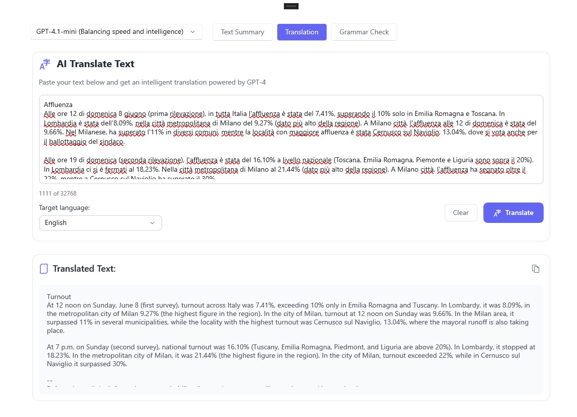 AI OpenChat screenshot