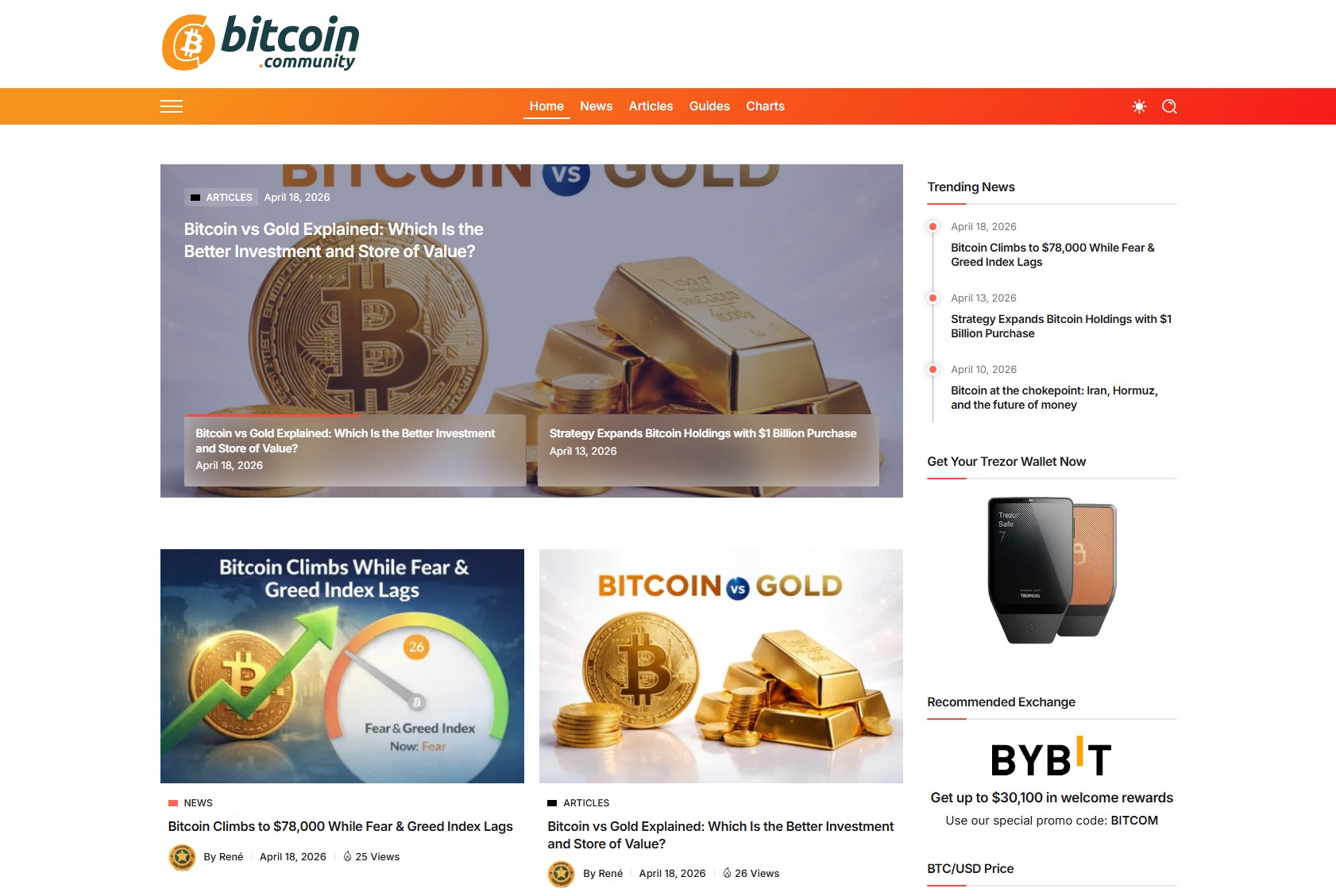Bitcoin Community screenshot
