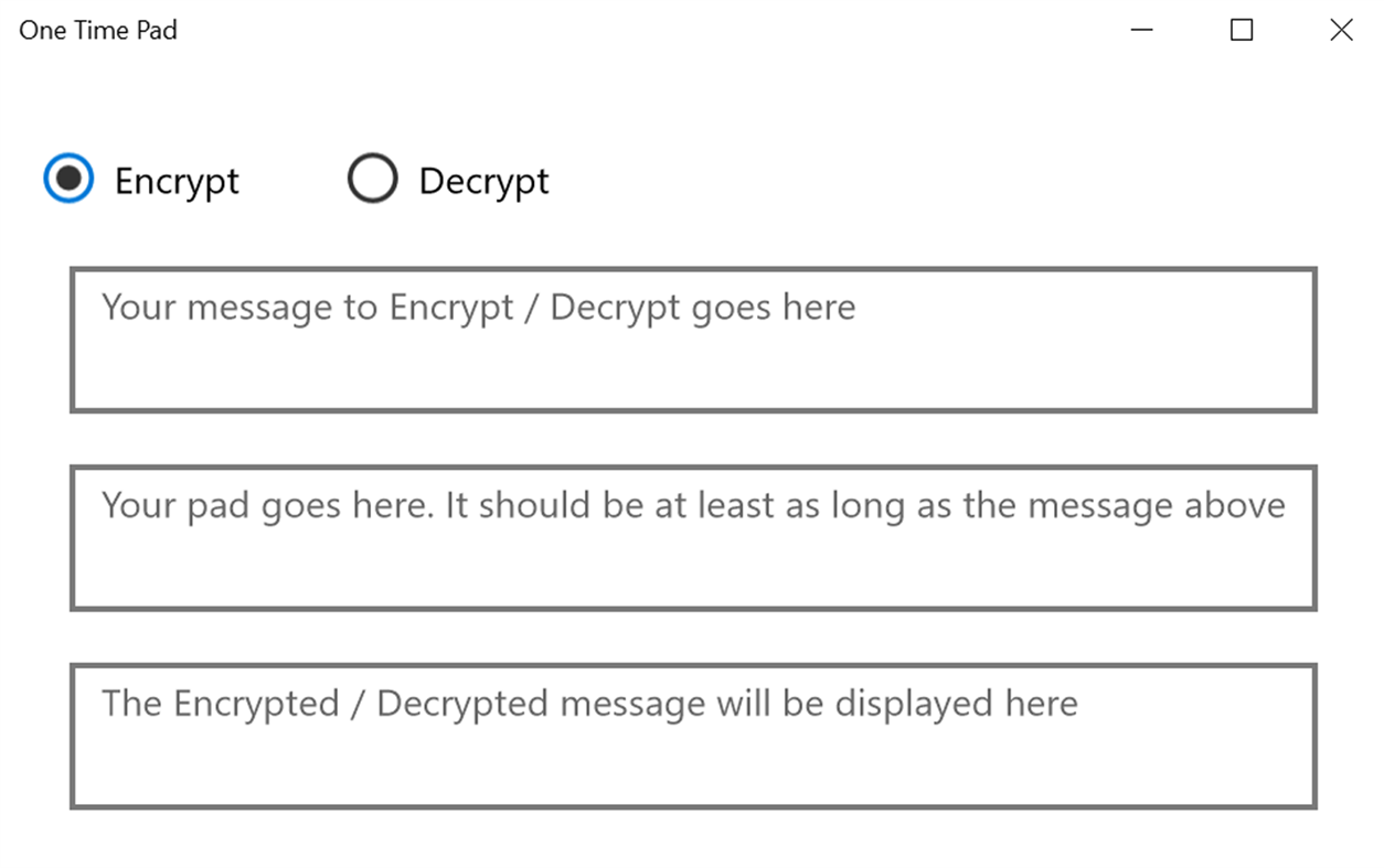 #1. One Time Pad (Windows) di: Thwack Design