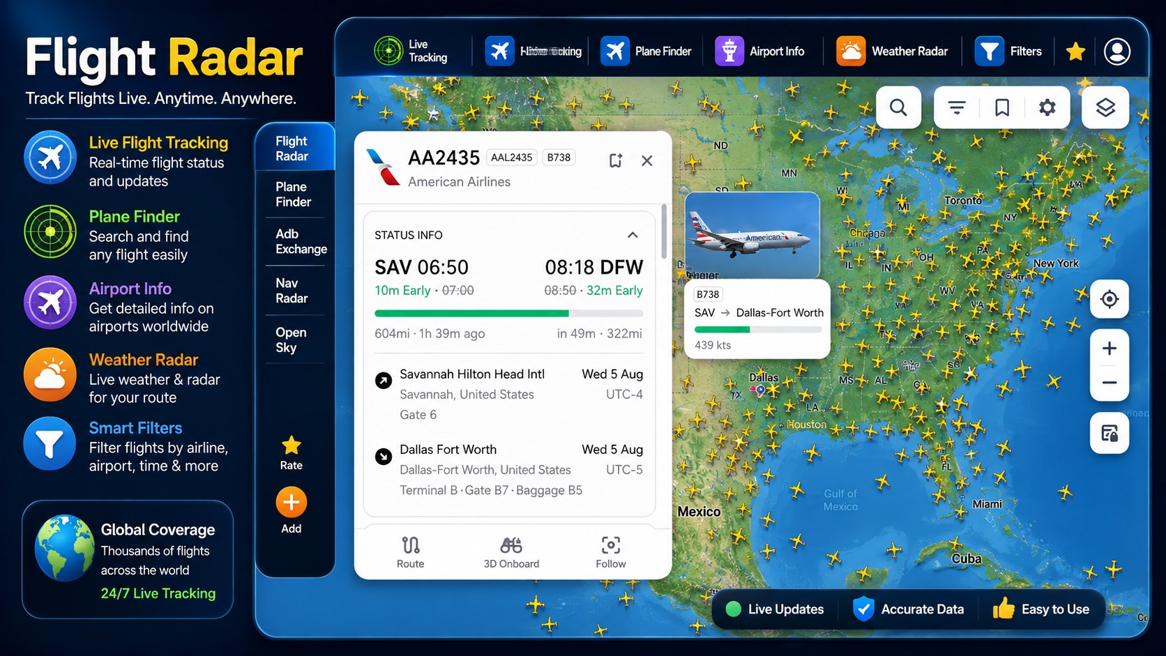Flight Tracker : All-in-One screenshot