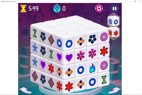 Mahjong Dimensions Future screenshot 2