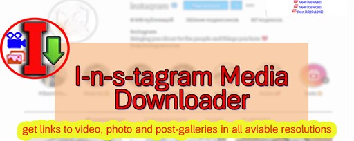 I-n-s-tagram Media Downloader marquee promo image