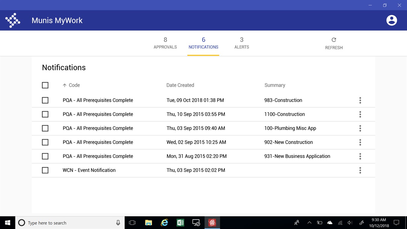 #1. Munis My Work (Windows) By: Tyler Technologies Inc