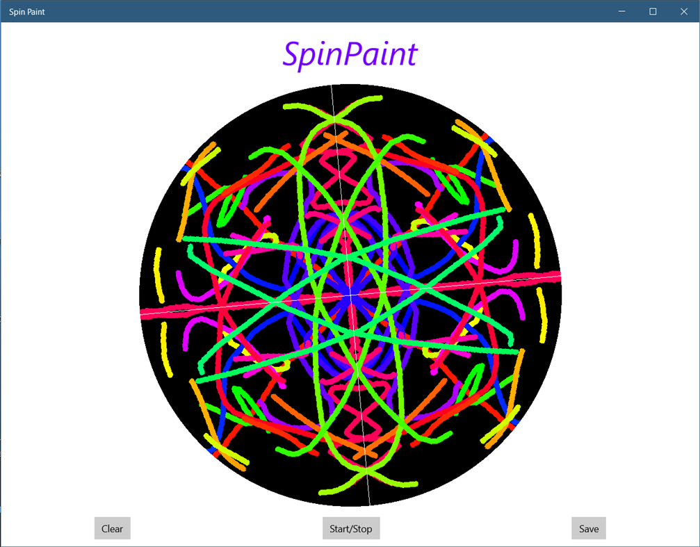 #1. Spin Paint (Windows) De: Andrey Solopko